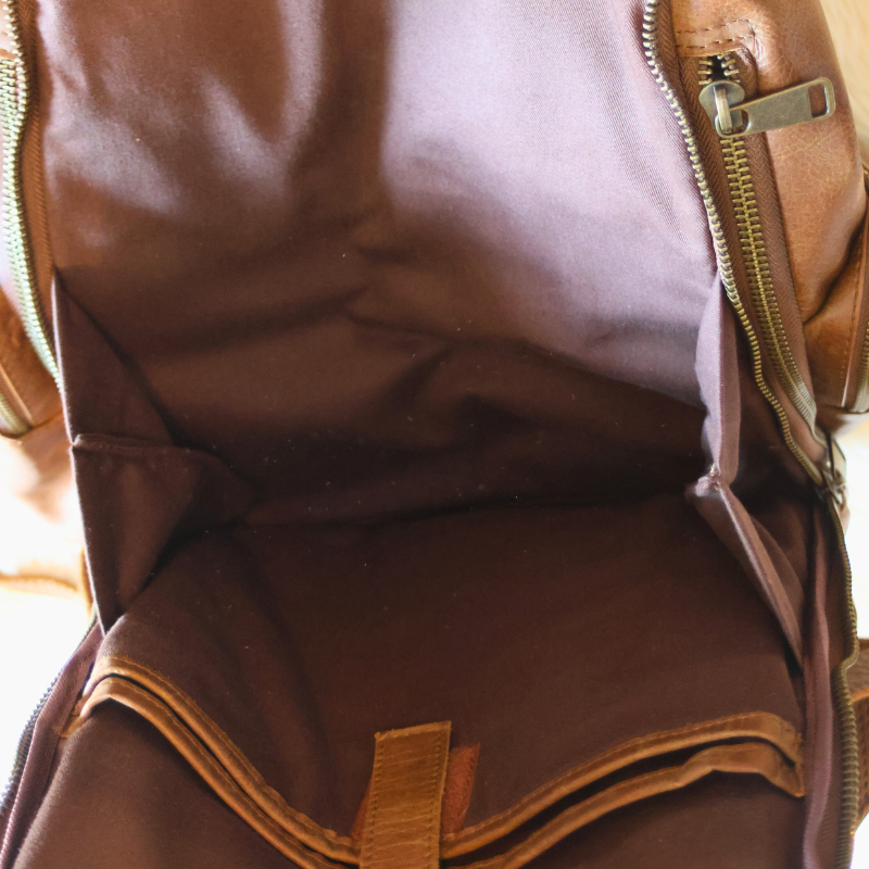 Hides Leather Minelli Leather Backpack – Premium Full-Grain Leather Backpack for Everyday Sophistication