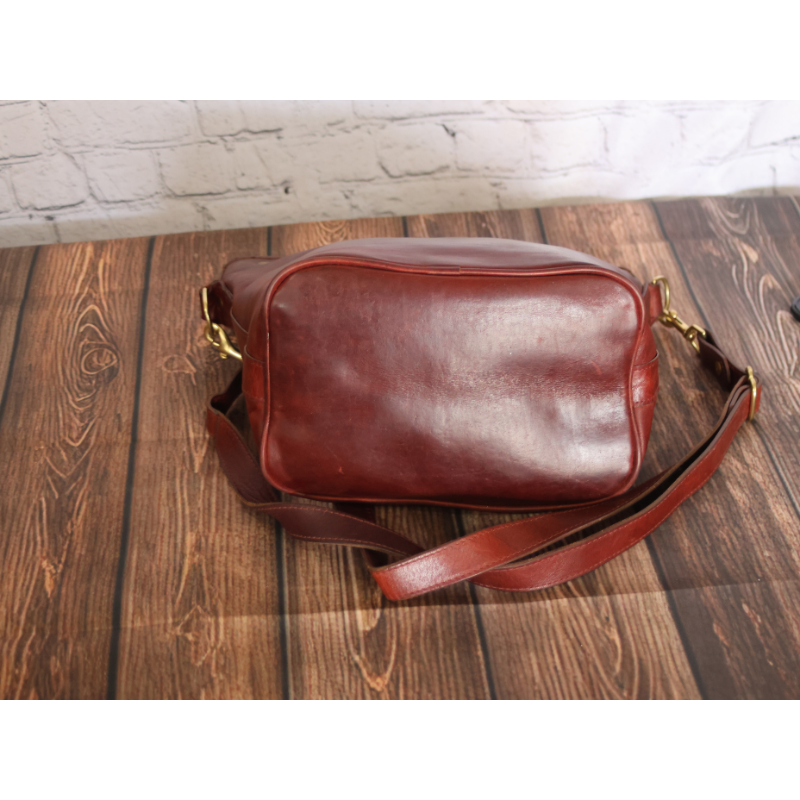 J W Hulme Full Grain Leather Bucket Purse