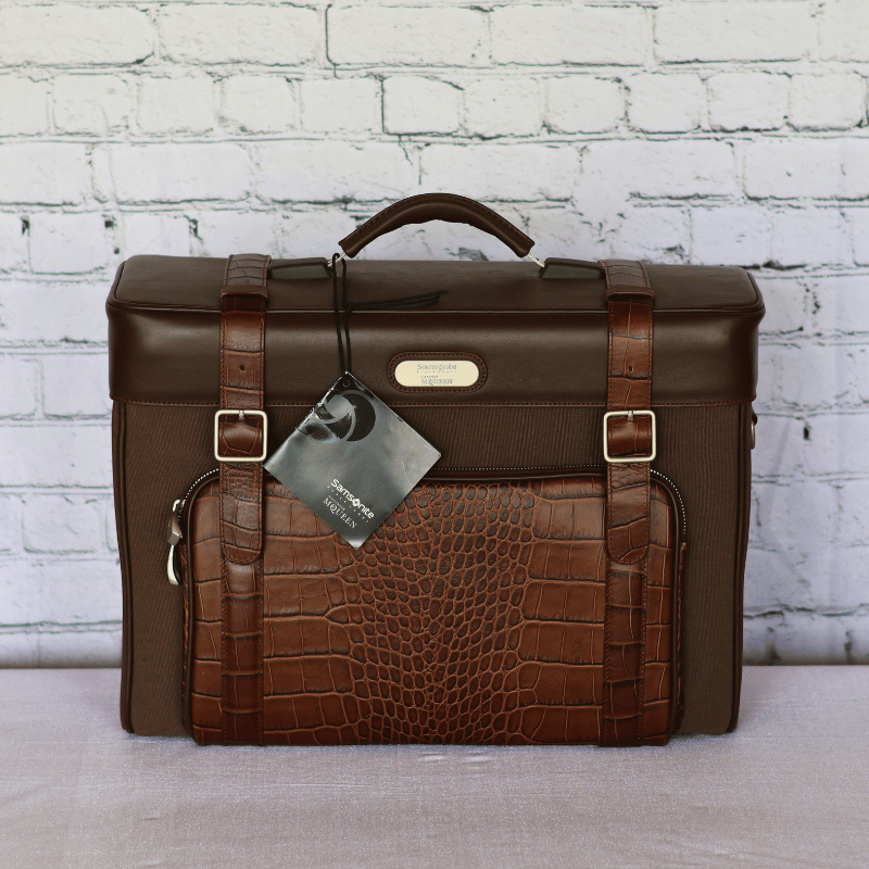 Samsonite Alexander McQueen Carry on Leather Bag