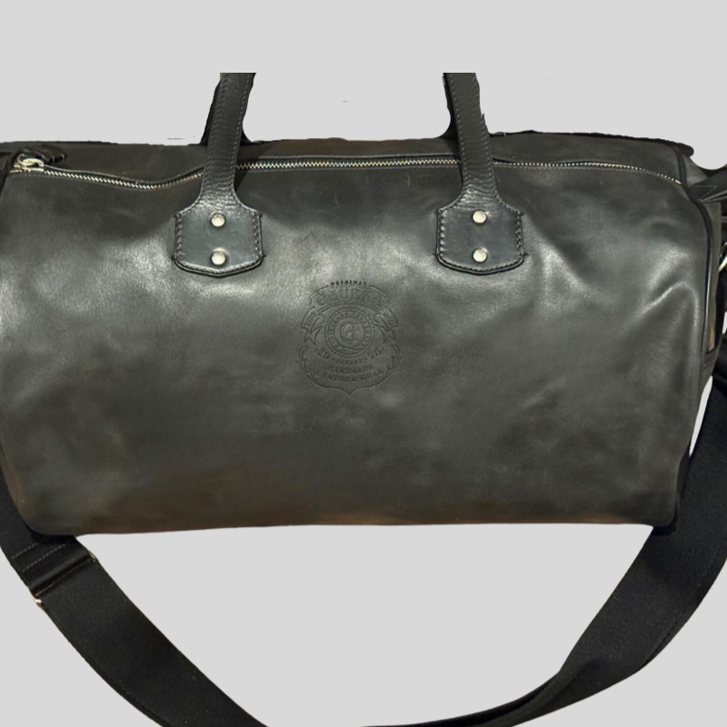 Ghurka Rough Out Full-Grain Leather Duffel Bag – Rugged Luxury for the Modern Traveler