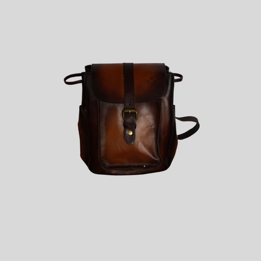 Patricia Nash Full Grain Leather Small Backpack