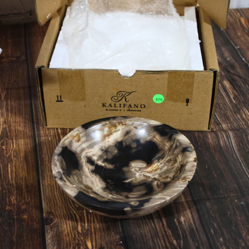 Kalifano Stone Onyx Decorative Bowl