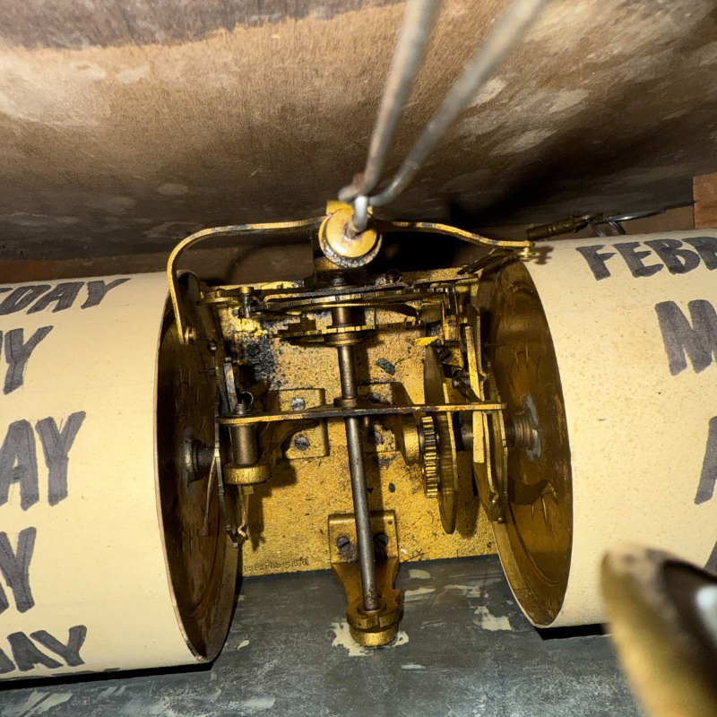 Antique Seth Thomas Calendar Clock No. 1 | Fully Restored & Functional | 19th Century Wall Clock