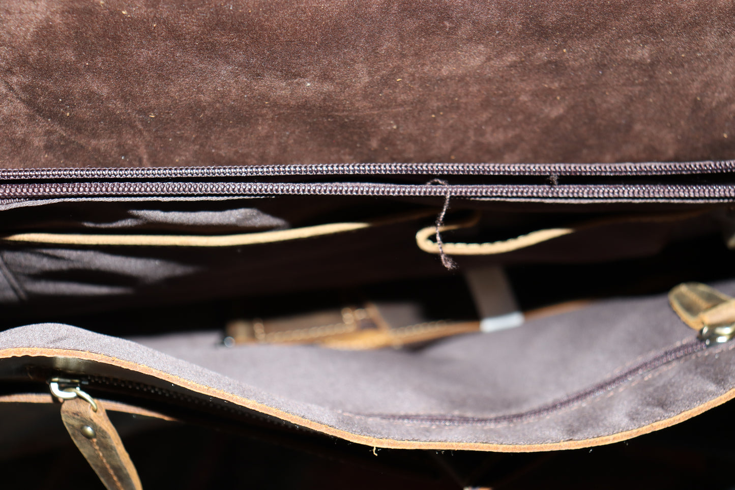 Beautiful Leather Messenger Bag Distressed Looking