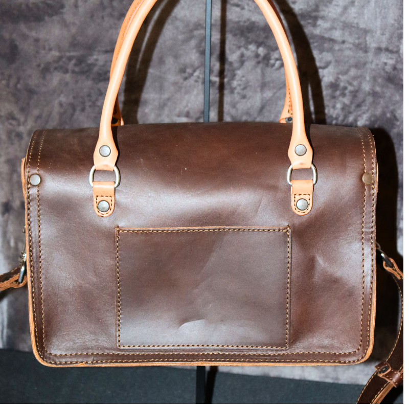 Saddleback Full Grain Leather Satchel / Purse / Bag