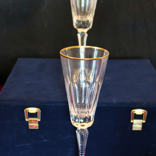 Faberge Crystal Wine Glasses