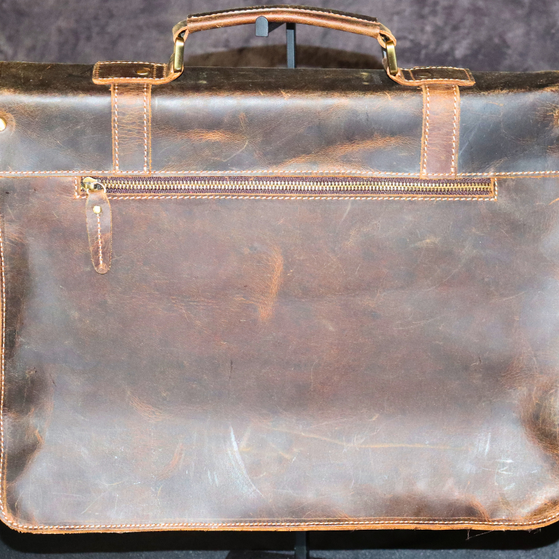 Full Grain Leather  Large messenger bag