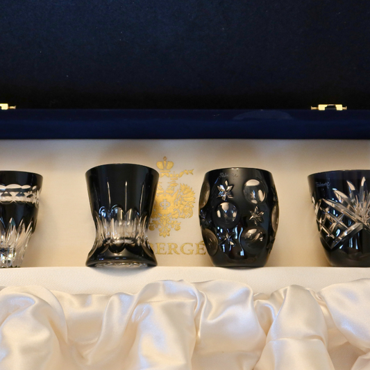 Faberge Crystal Exquisite Shot Glasses