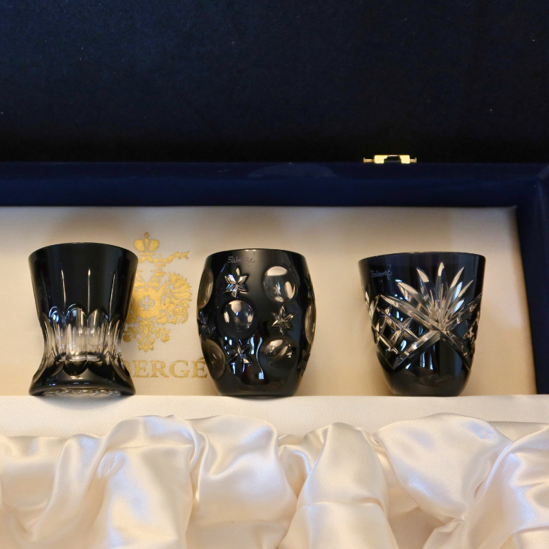 Faberge Crystal Exquisite Shot Glasses