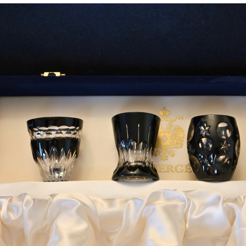 Faberge Crystal Exquisite Shot Glasses