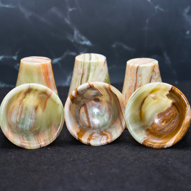 Kalifano Onyx Shot Glasses