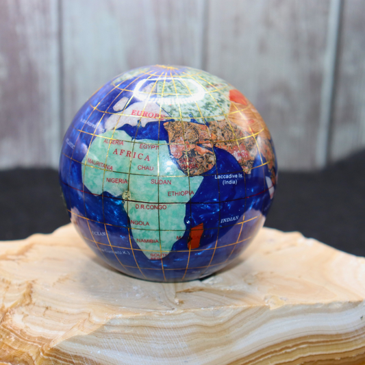 Kalifano Paperweight Globe