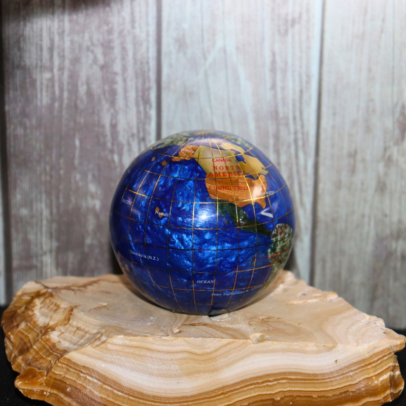 Kalifano Paperweight Globe