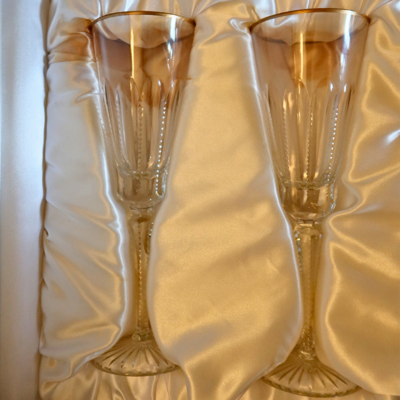 Faberge Crystal Wine Glasses