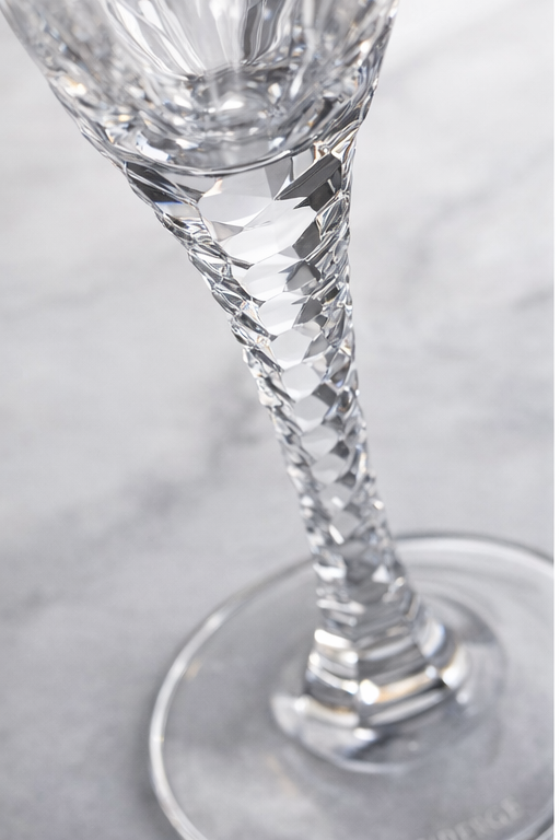 Fabergé Crystal Champagne Flutes – Set of 2 | Atelier Collection | Luxury Cut Crystal Glassware