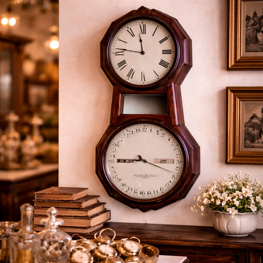 Antique Seth Thomas Calendar Clock No. 1 | Fully Restored & Functional | 19th Century Wall Clock